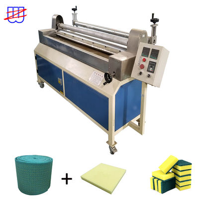 Máquina de colagem de tecido e plástico de película de PVC de esponja de cozinha com tecnologia de cola de fusão a quente