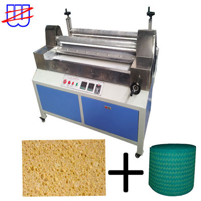 Máquina de colagem laminada de esponja de cozinha e de toalha de limpeza com tensão AC380/50HZ